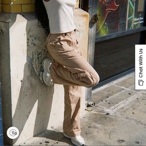 JOHN GALT LIGHT BROWN KIM CARGO PANTS